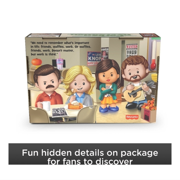 : Fisher Price parks and recreation Little People Collector 4pc Pack Figure toys - Picture 6 of 7